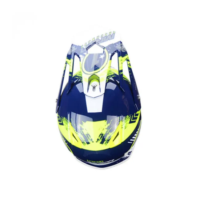 Casca cross Atv, Enduro Trendy 20 T-902, culoare albastru/galben neon, marimea L (59-60)