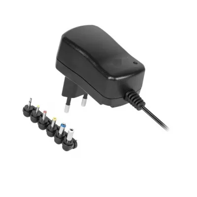 Alimentator stabilizat, tensiune reglabila, 3V-12V DC 600mA, negru