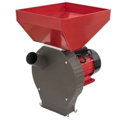 Moara cereale cu ciocanele Lider MX949, 4.5 kW, 200 kg/ora, 3000 RPM, cuva mare, bobinaj cupru Moara cereale cu ciocanele Lider MX949, 4.5 kW, 200 kg/ora, 3000 RPM, cuva mare, bobinaj cupru
