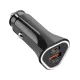 Incarcator auto PowerDelivery 20W, Qualcomm 3.0, 1 USB-A + 1 USB-C 38W, Indicator LED, Negru