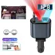 Incarcator auto 66w, 12v, cablu alimentare type-c / iphone, proiectie led plafon, 4in1, pd 3.0, fast charge, afisaj voltaj