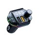 Modulator FM Auto Bluetooth 5.0, Incarcator Auto Tip C / USB QC 3.0, Incarcare Rapida, USB 2.0, MP3 Player, Handsfree,FM, LED RGB