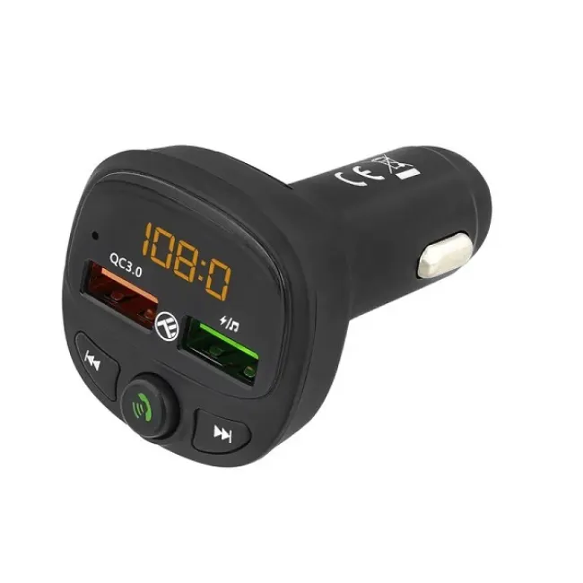 Modulator FM Bluetooth FMT-B7, USB, microSD, QC 3.0, Negru