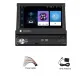 MP5 Player auto cu display retractabil, Android 13, 1DIN, Radio FM, GPS, Ecran 7'', 12v, Bluetooth, aux, 60Wx4 MP5 Player auto cu display retractabil, Android 13, 1DIN, Radio FM, GPS, Ecran 7'', 12v, Bluetooth, aux, 60Wx4