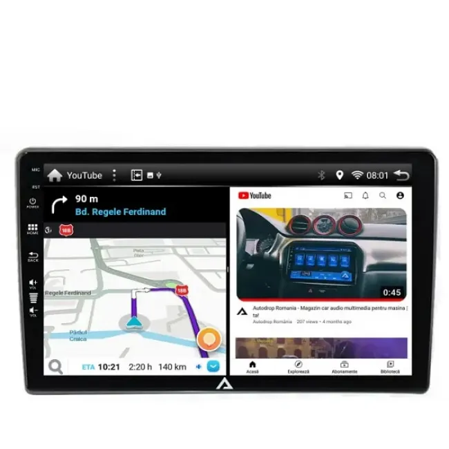 Navigatie auto, android 10.0, 2DiN, radio, gps, ecran 9”, bluetooth, touchscreen, wifi, Mirror Link, 2gb ram + 32gb Navigatie auto, android 10.0, 2DiN, radio, gps, ecran 9”, bluetooth, touchscreen, wifi, Mirror Link, 2gb ram + 32gb