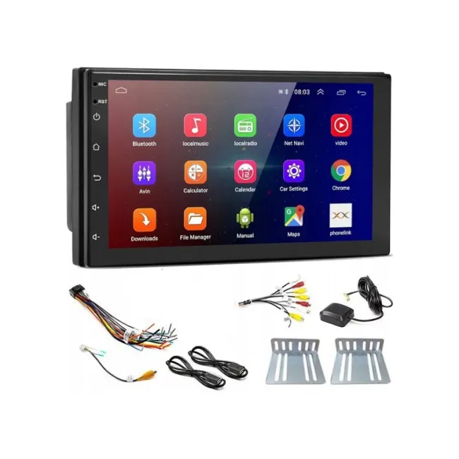 Navigatie Auto, Android 13.0, 2DiN, Radio, GPS, Ecran 7”, Bluetooth, Touchscreen, Mirror Link