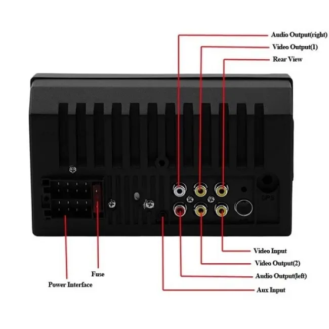 Mp5 Player Auto 7010B, Display 7", Bluetooth, Telecomanda, Radio FM