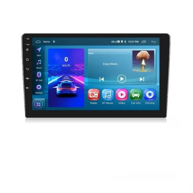 Navigatie Auto, 1GB RAM, 32GB Memorie Interna, Android 13.1, Display IPS, 9", DSP, WI-FI, USB, Bluetooth