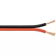 Cablu pentru boxe, 2x2.5mm, CCA, 25m, Negru-Rosu