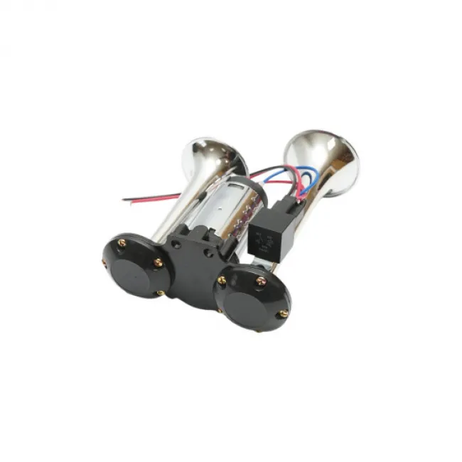 Claxon auto cu compresor, 2 pipe, 12v