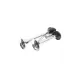 Claxon auto, camion, tir, cu 2 pipe cromate integrate, pentru compresor cu aer, universal, alimentare 12-24v