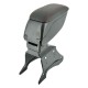 Cotiera auto universala neagra, rabatabila, piele ecologica, cusatura rosie Cotiera auto universala neagra, rabatabila, piele ecologica, cusatura rosie