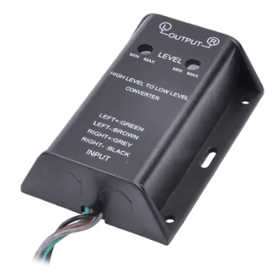 Convertor nivel semnal RCA Hi-low pentru lipsa iesirii RCA