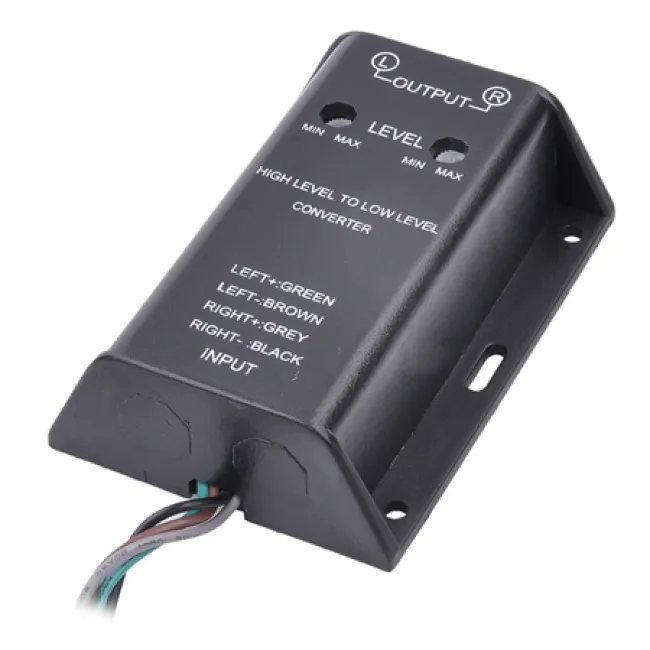 Convertor nivel semnal RCA Hi-low pentru lipsa iesirii RCA