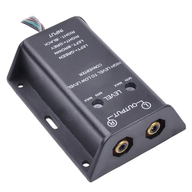 Convertor nivel semnal RCA Hi-low pentru lipsa iesirii RCA