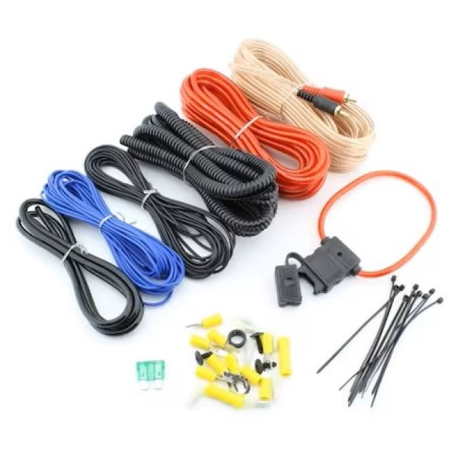 Kit cabluri audio conectare statie sau subwoofer auto, Basic