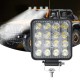 Proiector LED Auto, Offroad, 48W, 12V-24V, 1800 Lumeni, Patrat, 16 Leduri, Flood Beam Proiector LED Auto, Offroad, 48W, 12V-24V, 1800 Lumeni, Patrat, 16 Leduri, Flood Beam