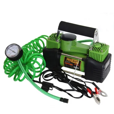 Compresor aer, auto, Procraft LK400, 10 bar, 12 V, 276 W, buton On/Off, manometru analog, debit aer 80 l/min, adaptoare incluse Compresor aer, auto, Procraft LK400, 10 bar, 12 V, 276 W, buton On/Off, manometru analog, debit aer 80 l/min, adaptoare incluse