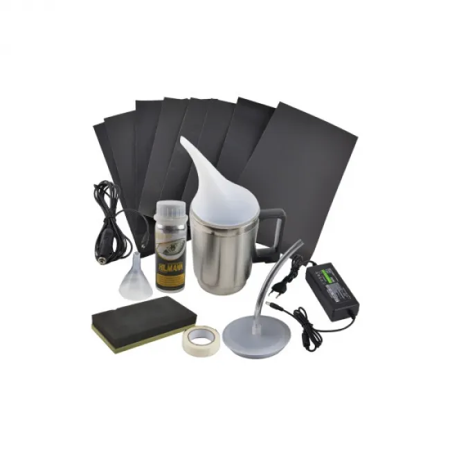 Kit restaurare faruri auto cu polimer lichid 100ML , include accesorii si alimentare duala 12V / 220V