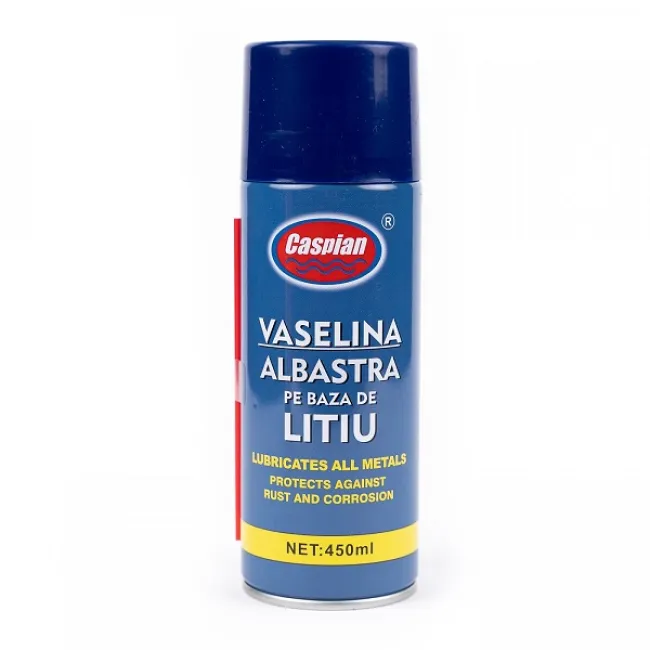 Spray vaselina albastra Caspian, 450ml, pe baza de litiu