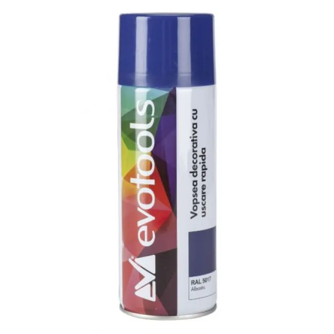 Spray vopsea Albastru RAL 5017 400 ml ETS Evotools