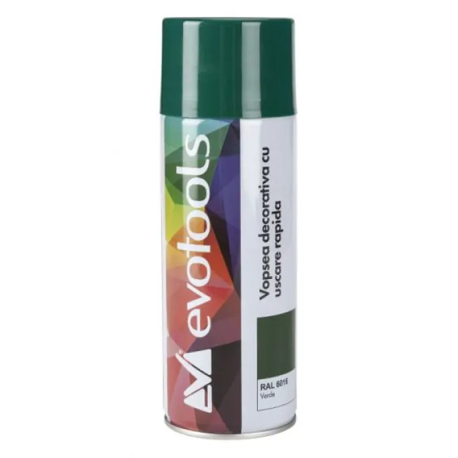 Spray vopsea Verde RAL 6016 400 ml ETS Evotools