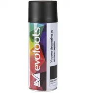 Spray vopsea Negru mat RAL 9005M 400 ml ETS Evotools