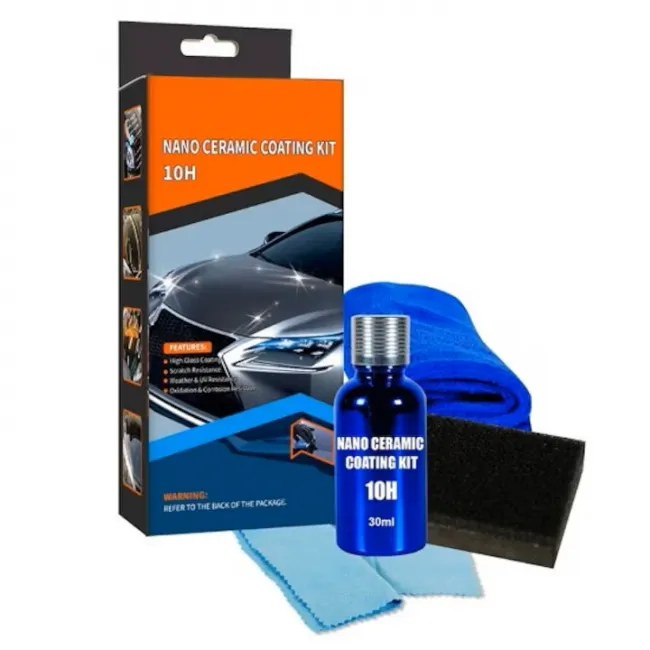Kit protectie nano ceramica pentru caroserie auto, 30 ml Kit protectie nano ceramica pentru caroserie auto, 30 ml