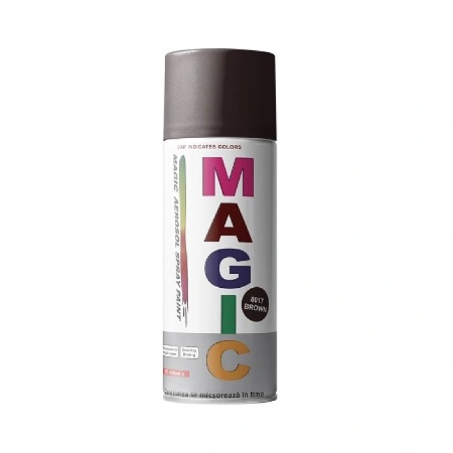 Spray vopsea Magic maro 8017 450 ml