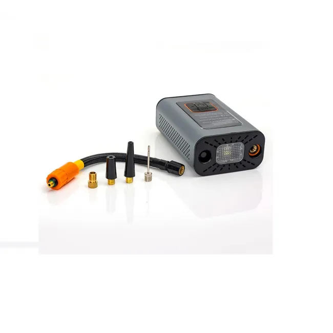 Compresor auto cu acumulator, 4000mAh, 10bar, lanterna, baterie externa, 3in1, 17L/min Compresor auto cu acumulator, 4000mAh, 10bar, lanterna, baterie externa, 3in1, 17L/min