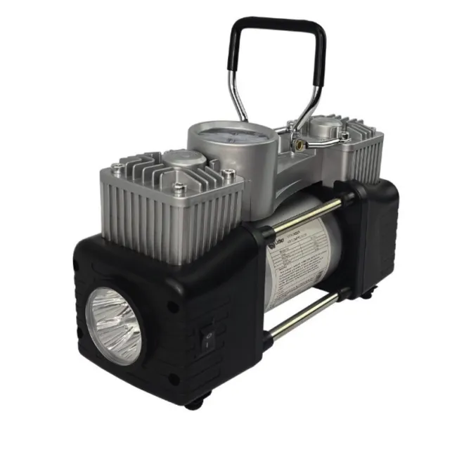 Compresor aer, auto, Lider® Premium, 150 PSI, 70 L/min, 12 V, lanterna, buton On/Off, manometru analog Compresor aer, auto, Lider® Premium, 150 PSI, 70 L/min, 12 V, lanterna, buton On/Off, manometru analog