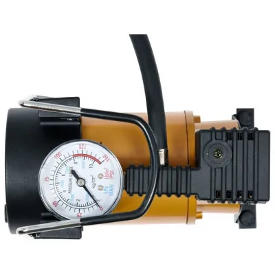 Compresor aer, auto Sthor, 10 bar, 12 V, 120 W, manometru analog, debit aer 35 l/min, adaptoare incluse Compresor aer, auto Sthor, 10 bar, 12 V, 120 W, manometru analog, debit aer 35 l/min, adaptoare incluse