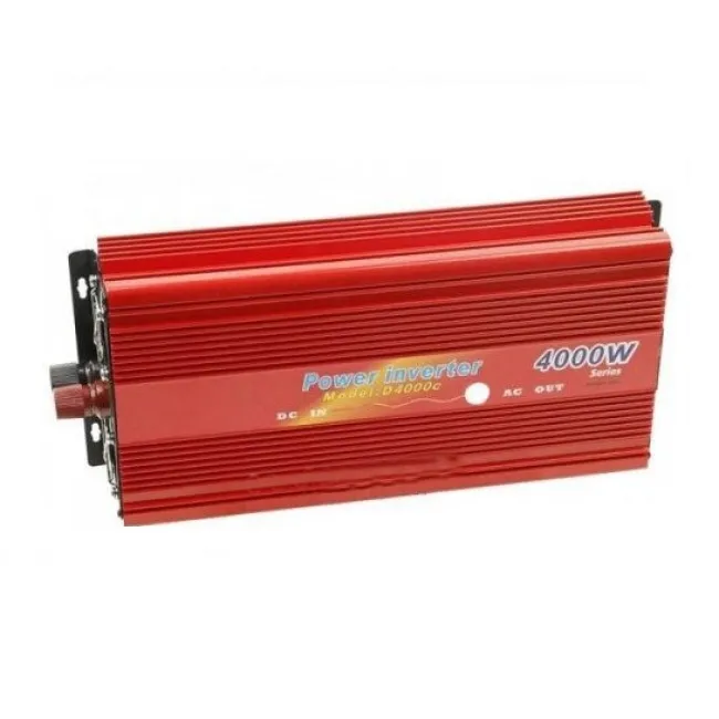 Invertor Auto Lairun Putere 4000W , Alimentare 12V, Protectie la Scurt Circuit