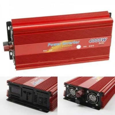 Invertor Auto Lairun Putere 4000W , Alimentare 12V, Protectie la Scurt Circuit Invertor Auto Lairun Putere 4000W , Alimentare 12V, Protectie la Scurt Circuit