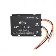 Convertor 24v in 12v 60 amperi pentru camioane, auto, tir, utilaje