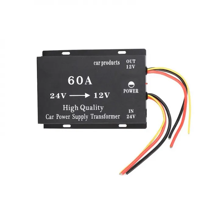 Convertor 24v in 12v 60 amperi pentru camioane, auto, tir, utilaje Convertor 24v in 12v 60 amperi pentru camioane, auto, tir, utilaje