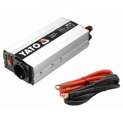 Invertor tensiune, Yato YT-81491, 12 V, 800 W Invertor tensiune, Yato YT-81491, 12 V, 800 W