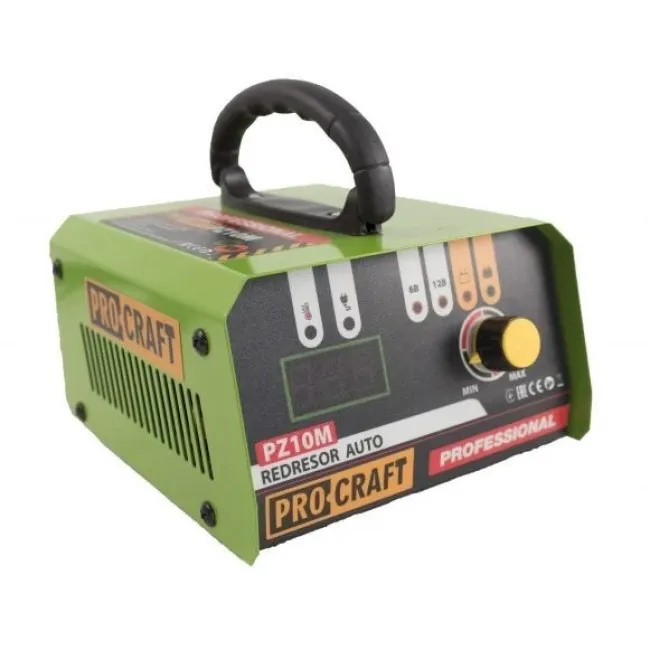 Redresor auto Profesional 6/12 V , ProCraft PZ10M , curent de incarcare 10 Amp , 165 W