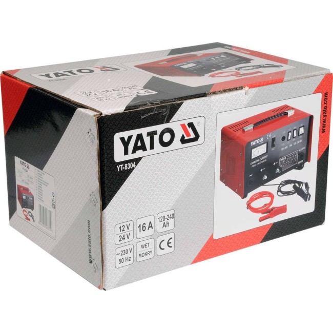 Redresor Yato YT-8304, 12/24V 16A 240Ah