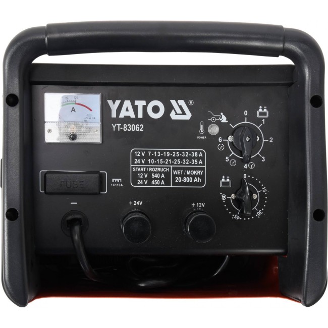 Robot pornire auto YATO, 12 24V, 20 - 800 Ah, YT-83062