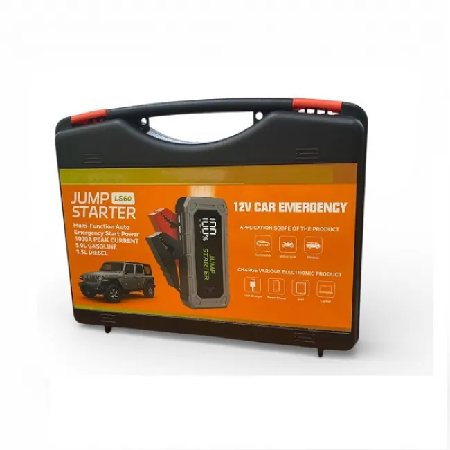 Starter Auto Portabil, 18000 mAh, 12 V, 600A, Lanterna, 2X USB A, 1X USB Type-C, Afisaj Digital, Miromoto®