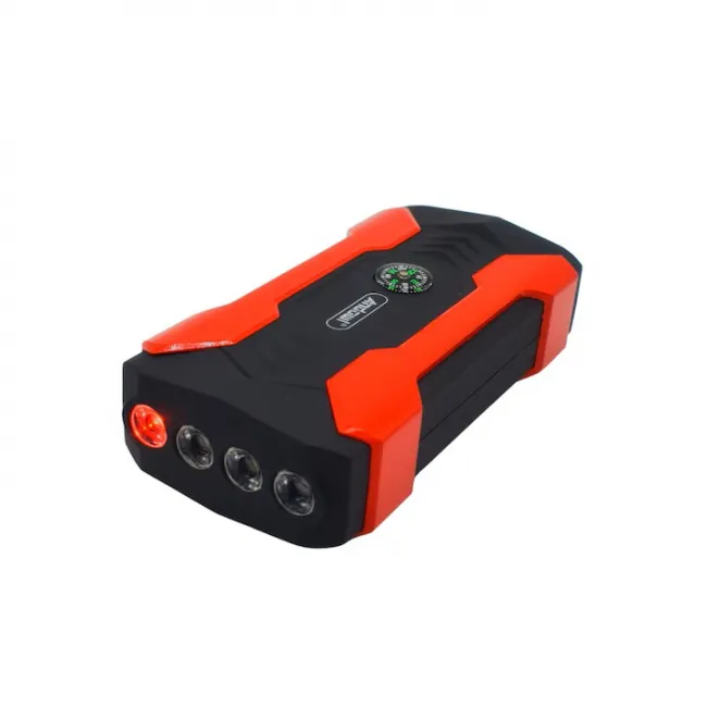 Starter auto, pentru motor benzina/diesel, multifunctional, 15000 mAh, 12V-19 V output, 4 iesiri USB, lumini de urgenta, busola, 17X8.8X3.8 cm, temperaturi de rezistenta -40 C, +80 C, afisaj electronic, ciocan multifunctional, rosu/negru Starter auto, pentru motor benzina/diesel, multifunctional, 15000 mAh, 12V-19 V output, 4 iesiri USB, lumini de urgenta, busola, 17X8.8X3.8 cm, temperaturi de rezistenta -40 C, +80 C, afisaj electronic, ciocan multifunctional, rosu/negru