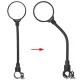 Set 2 oglinzi biciclete JY-002, plastic, montare pe ghidon, negru Set 2 oglinzi biciclete JY-002, plastic, montare pe ghidon, negru