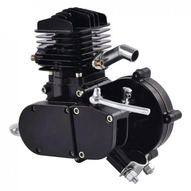 Kit motor bicicleta complet 80cc, 2 timpi, negru