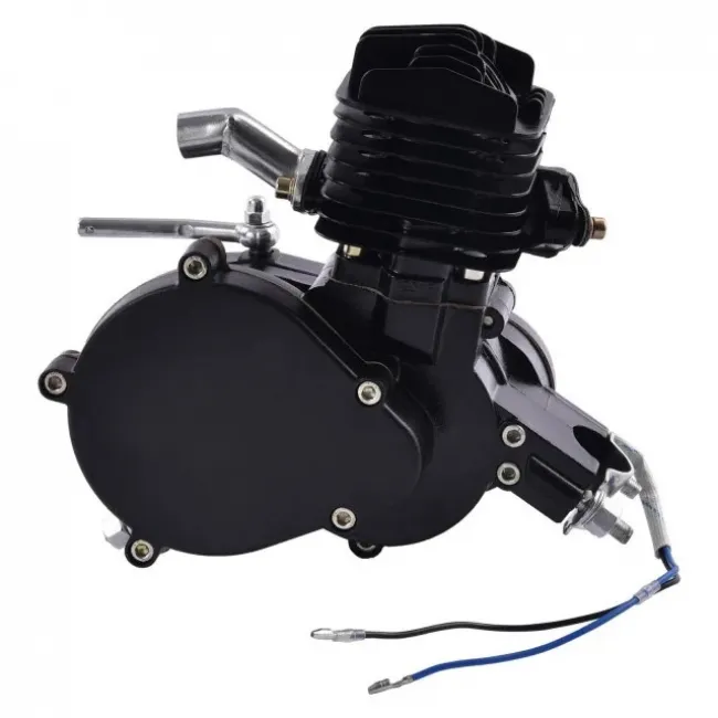 Kit motor bicicleta complet 80cc, 2 timpi, negru