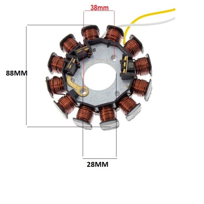 Magnetou Scuter Yamaha Booster, MBK, 12 bobine
