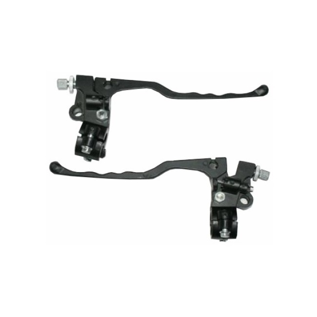 Set 2 Manete Frana cu Suport Oglinzi pentru Scuter